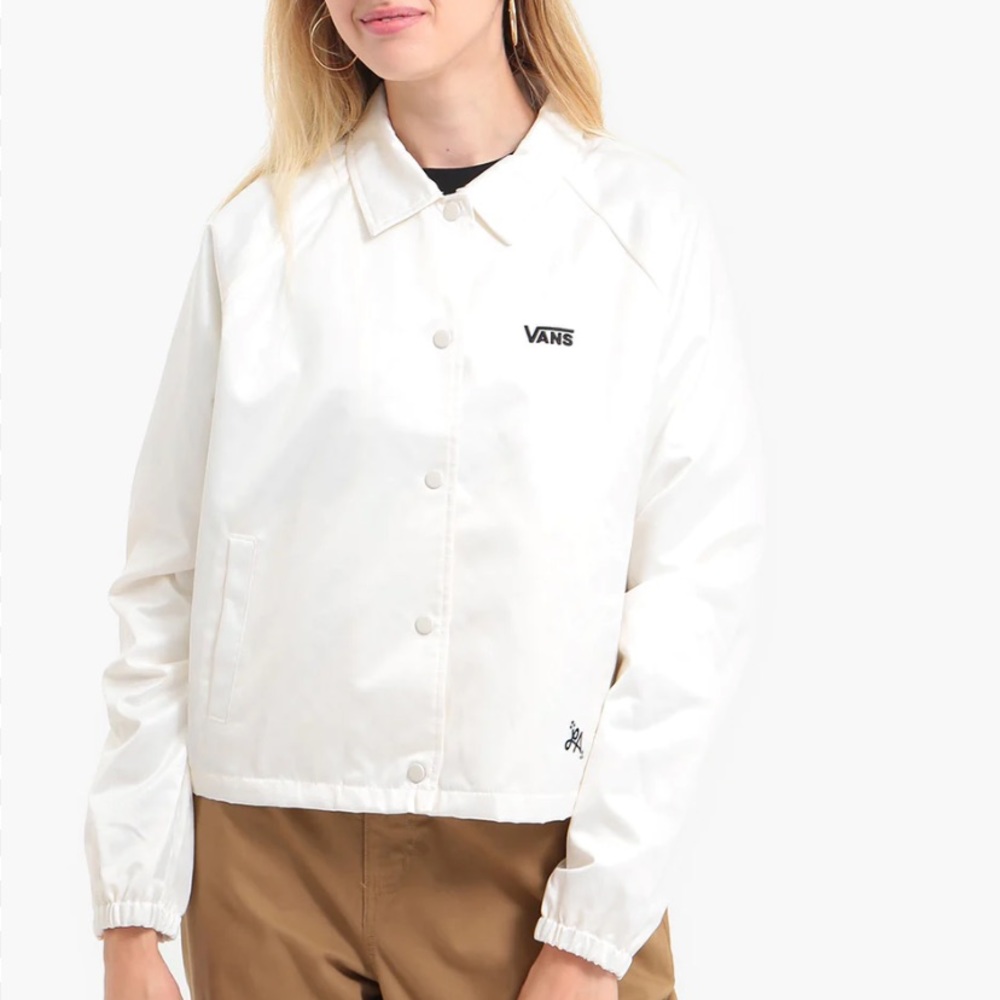 Vans Womens Heart Lizzie Armanto Coaches Jacket - Antique White